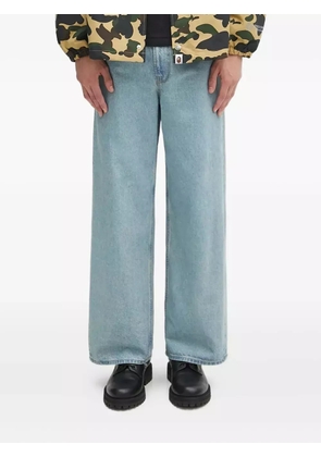 A BATHING APE® logo-detail jeans - Blue
