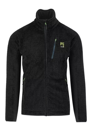 KARPOS textured zip-up sweatshirt - Black