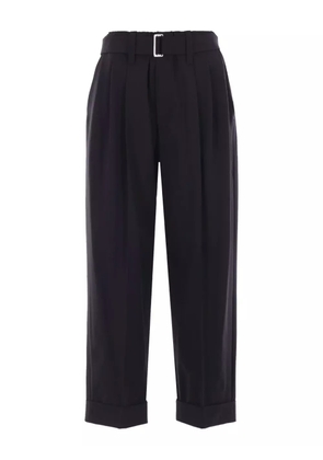 Brunello Cucinelli pleated belted trousers - Black