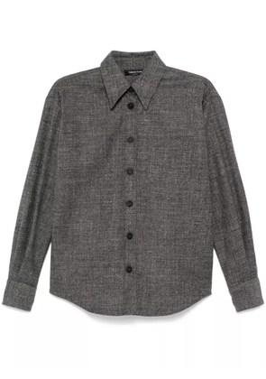 Fabiana Filippi beaded trim shirt - Grey