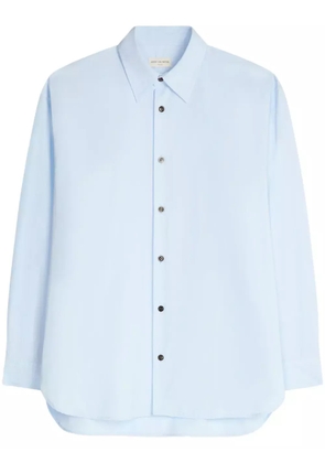 DRIES VAN NOTEN cotton shirt - Blue