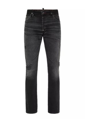 Philipp Plein distressed-detail jeans - Black