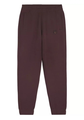 Maison Kitsuné logo-print track pants - Purple