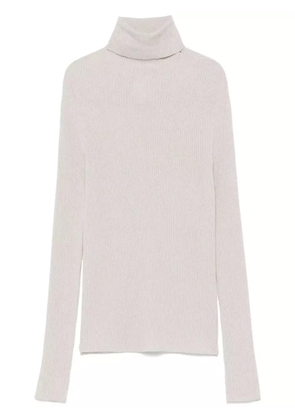 Fabiana Filippi lamé sweater - Grey