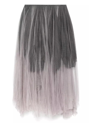 Marc Le Bihan tulle maxi skirt - Grey