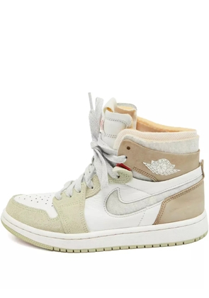 Nike Vintage Air Jordan 1 leather suede sneakers - Neutrals