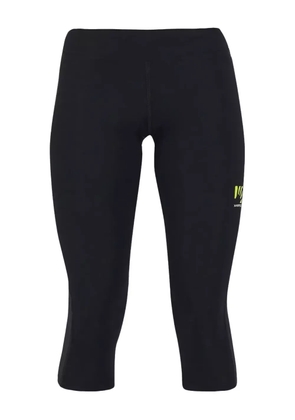 KARPOS mesh-panel cropped leggings - Black