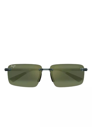 Maui Jim Laulima rimless square-frame sunglasses - Green