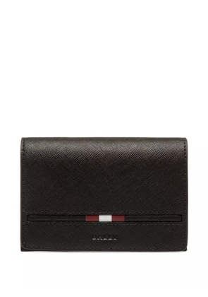 Bally ribbon-detail leather cardholder - Black
