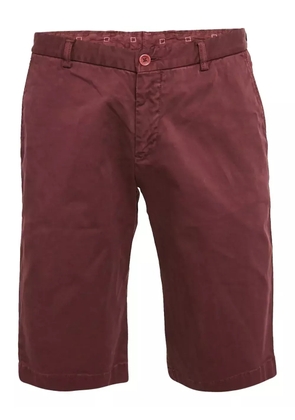 Etro Pre-Owned cotton buttoned shorts - Red