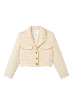 St. John Avery textured jacket - Neutrals