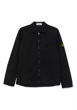 Stone Island zip-fastening shirt jacket - Black