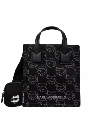 Karl Lagerfeld small Ikon Square tote bag - Black