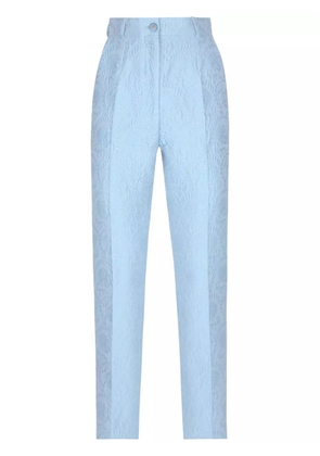 Dolce & Gabbana DNA jacquard tailored trousers - Blue