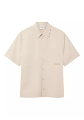Axel Arigato Dylan embroidered pocket shirt - BEIGe