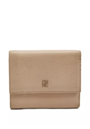 Carolina Herrera Vintage leather wallet - Neutrals