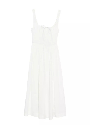 DÔEN Quilla midi dress - White