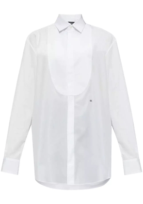 DSQUARED2 bib collar cotton shirt - White