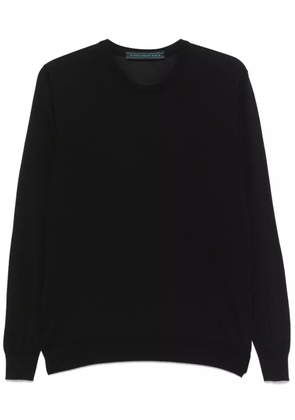 Kiton wool sweater - Black