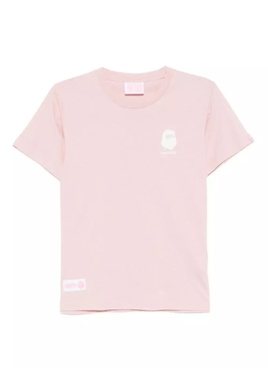 FINGERCROXX logo print T-shirt - Pink