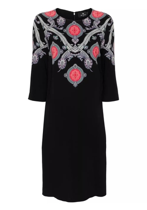 ETRO paisley-print cady midi dress - Black