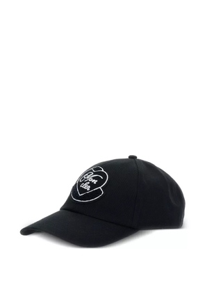 Moncler heart-patch baseball cap - Black