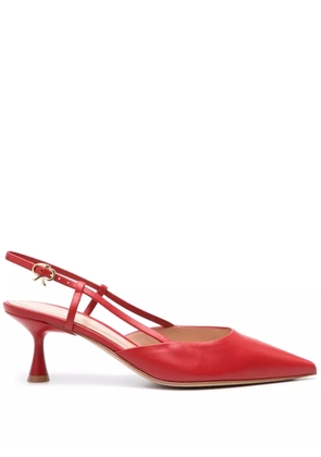Gianvito Rossi Ascent 55mm slingback pumps - Red