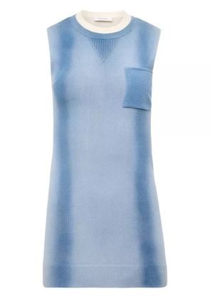 JW Anderson knitted mini dress - Blue