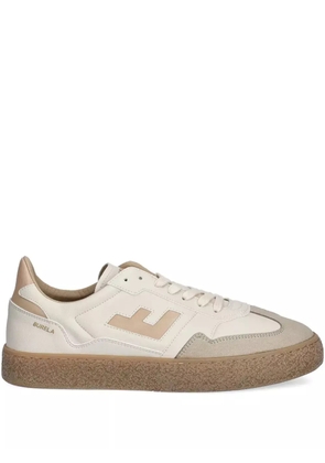 Flamingos logo-detail leather sneakers - Neutrals
