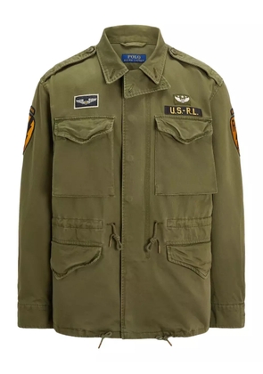 Polo Ralph Lauren logo-appliqué military jacket - Green