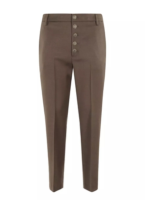 DONDUP Nima button-fastening trousers - Brown