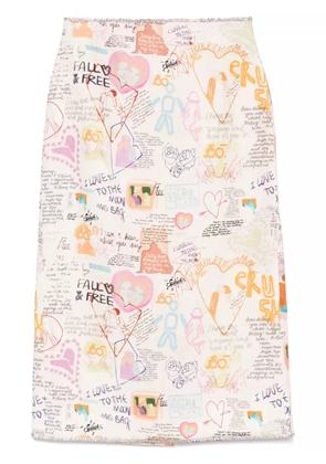 ZIMMERMANN Dear Diary skirt - Neutrals