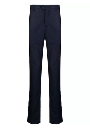 Brunello Cucinelli straight-leg wool trousers - Blue