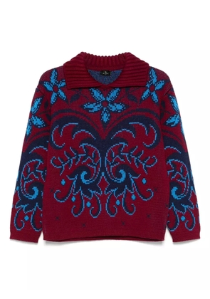 ETRO patterned sweater - Red
