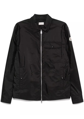 Moncler logo-patch jacket - Black