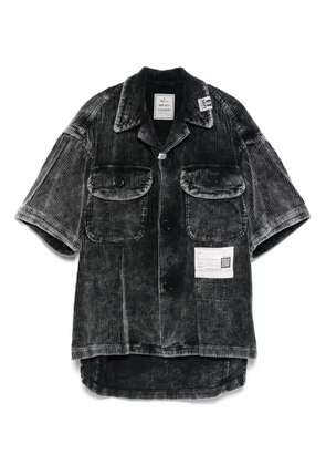 Maison MIHARA YASUHIRO corduroy patch-pocket shirt - Black