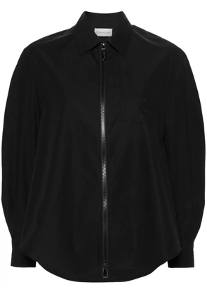 Moncler zip-up overshirt - Black