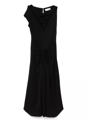 Victoria Beckham draped midi dress - Black