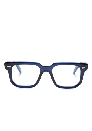 Cutler & Gross geometric-frame glasses - Blue