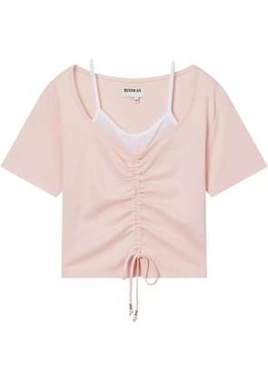 Musium Div. layered T-shirt - Pink