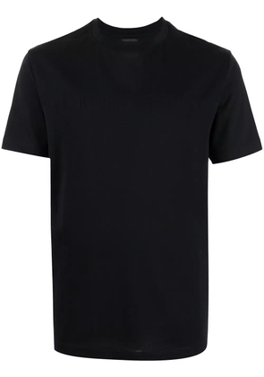 Emporio Armani logo-print crewneck T-shirt - Black