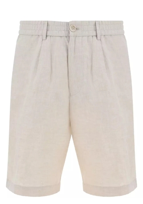Brunello Cucinelli linen Bermuda shorts - Neutrals