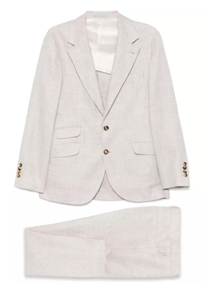 Brunello Cucinelli single-breasted suit - Neutrals