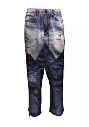 Maison MIHARA YASUHIRO trompe l'oeil trousers - Blue