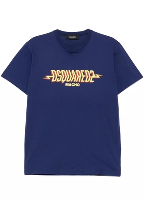 DSQUARED2 logo-print T-shirt - Blue