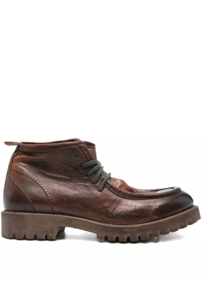 LeQarant lace-up leather boots - Brown