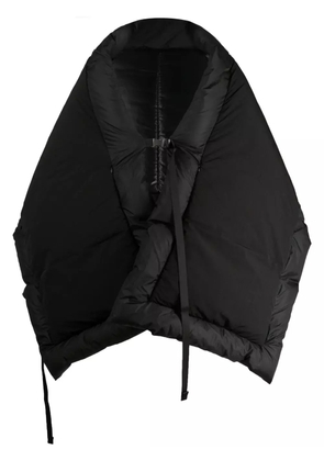 Fumito Ganryu quilted padded scarf - Black