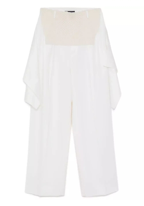 Undercover panelled straight trousers - Neutrals