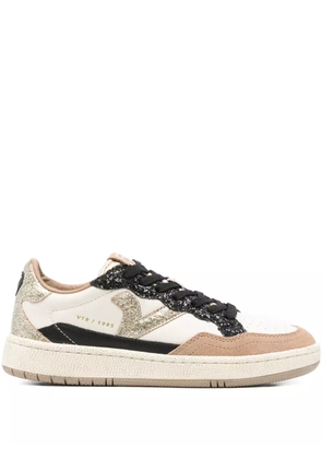 Victoria Smash glitter-detail sneakers - White