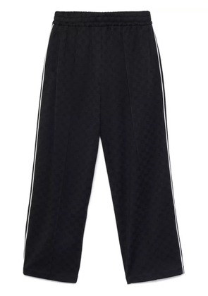 Gucci logo-print tack pants - Blue